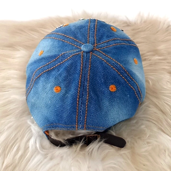 NY Bling 💎 Denim Baseball Cap - Picture 4 of 12